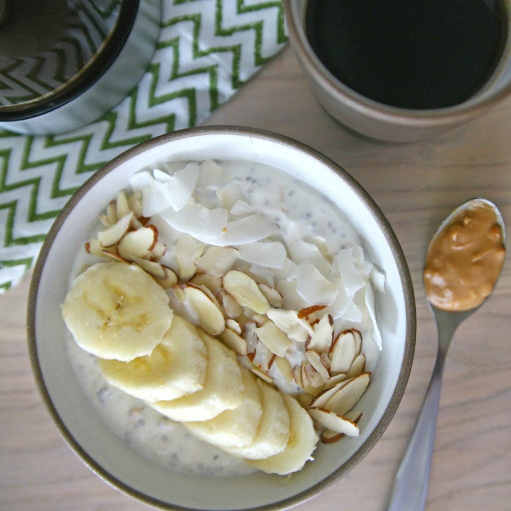 Banana Coconut Chia Pudding | BourbonAndHoney.com