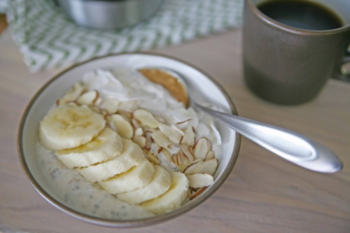 Banana Coconut Chia Pudding | BourbonAndHoney.com