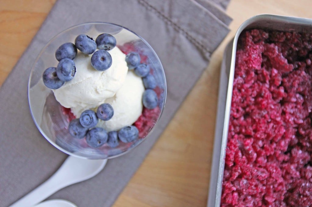 Mixed Berry Granita | BourbonAndHoney.com