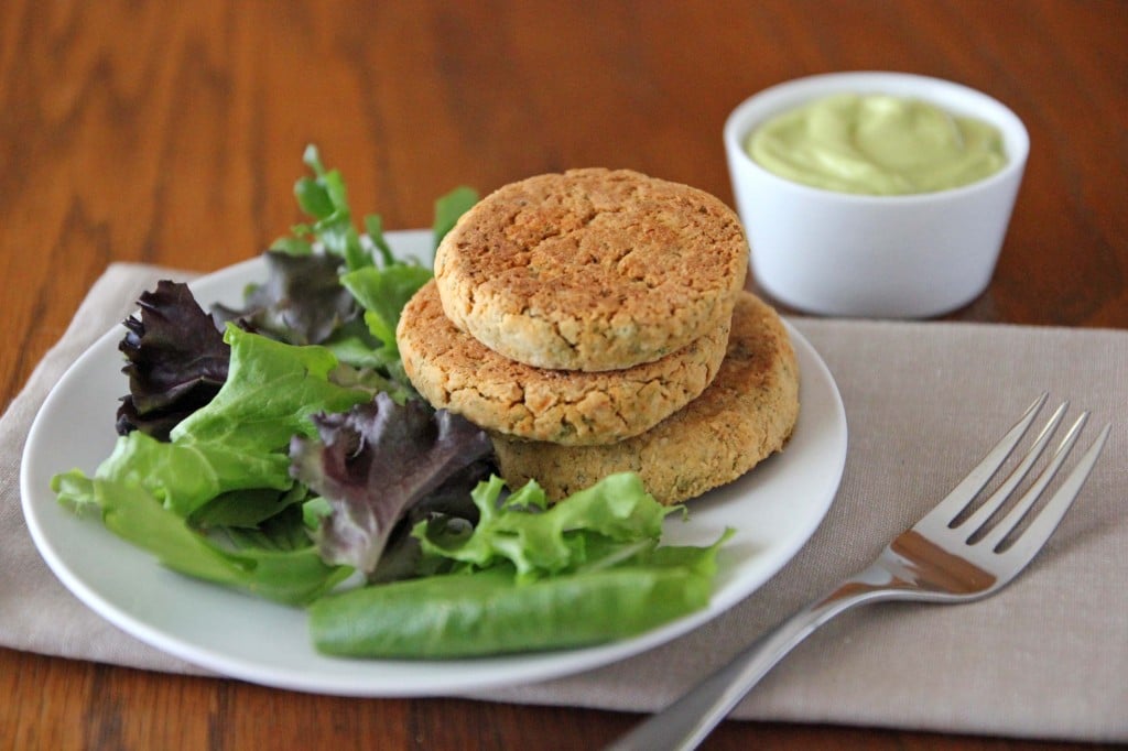 Falafel with Avocado Crema | BourbonAndHoney.com