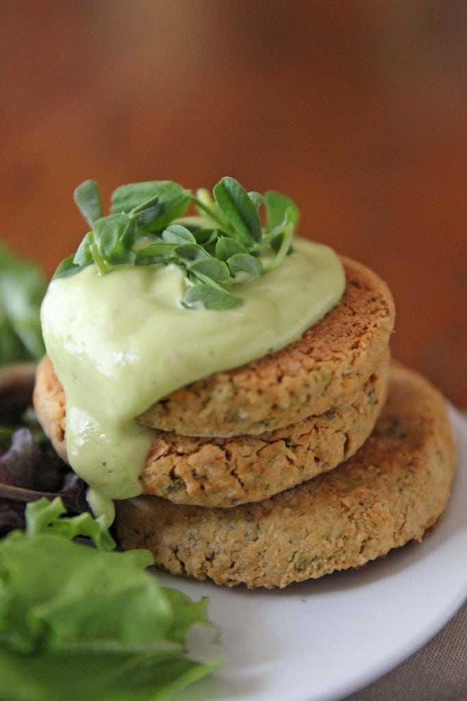 Falafel with Avocado Crema | BourbonAndHoney.com