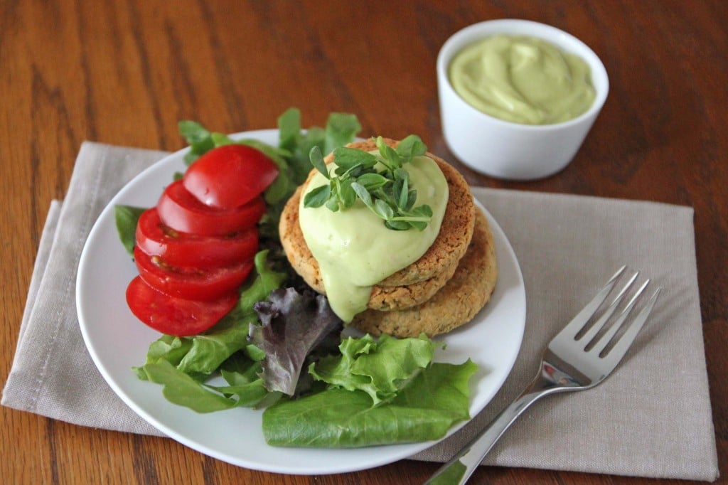 Falafel with Avocado Crema | BourbonAndHoney.com