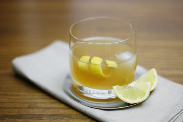 Bourbon Gold Rush Cocktail | BourbonAndHoney.com