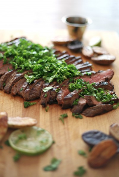 Bourbon and Honey Flank Steak | BourbonAndHoney.com