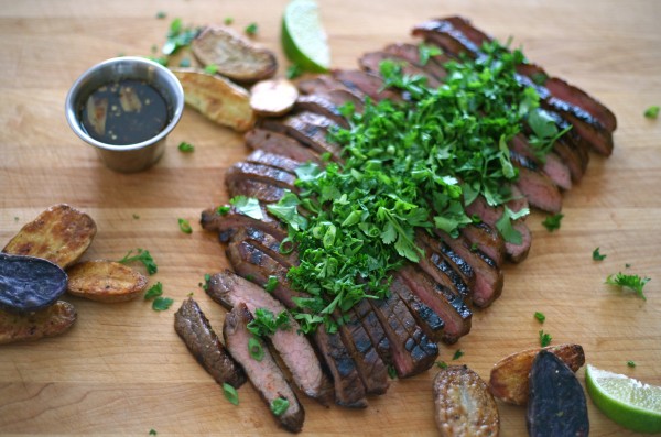 Bourbon and Honey Flank Steak | BourbonAndHoney.com