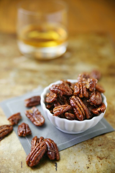 Bourbon and Honey Glazed Pecans | BourbonAndHoney.com