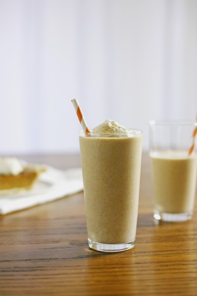 Cinnamon Pumpkin Pie Shake | BourbonAndHoney.com