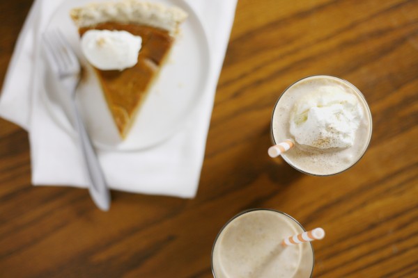 Cinnamon Pumpkin Pie Shake | BourbonAndHoney.com