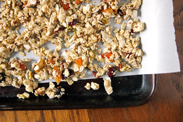 Homemade Maple Coconut Granola | BourbonAndHoney.com