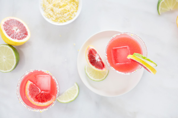 Blood Orange Margaritas | BourbonandHoney.com