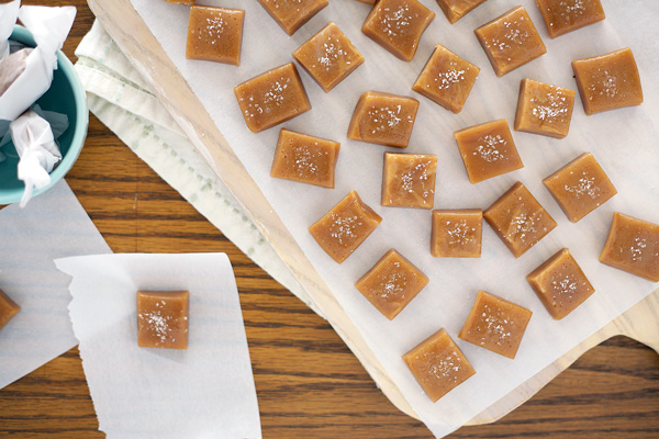 Bourbon and Honey Salted Caramels | BourbonAndHoney.com