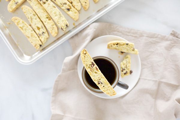 Cranberry, Orange and Pistachio Biscotti | BourbonAndHoney.com