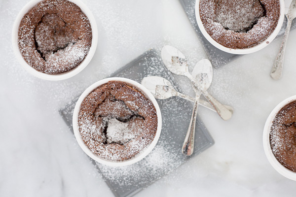 Nutella Flourless Chocolate Cakes | BourbonandHoney.com