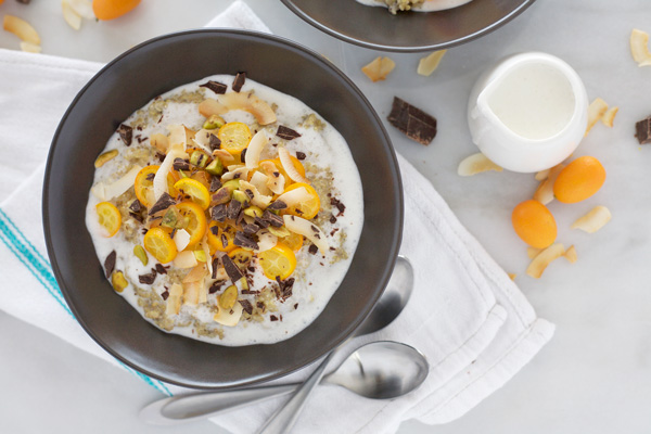 Coconut Quinoa Breakfast Bowls | BourbonandHoney.com