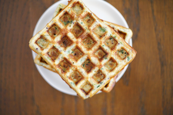 Quinoa Savory Waffles | BourbonAndHoney.com 