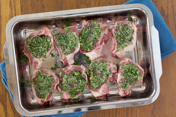 Herb Roasted Lamb Chops | BourbonAndHoney.com