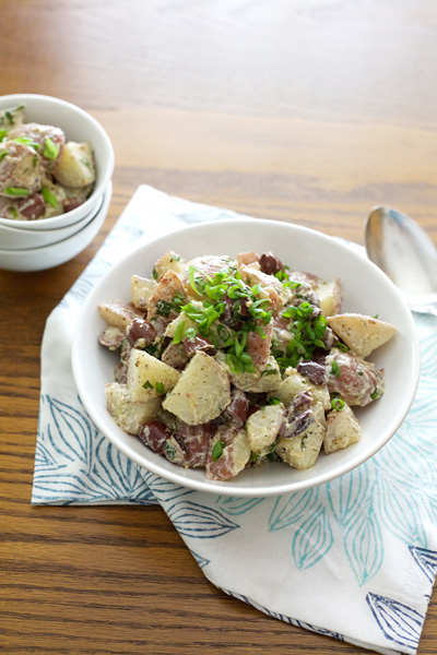 Moroccan Potato Salad | BourbonAndHoney.com