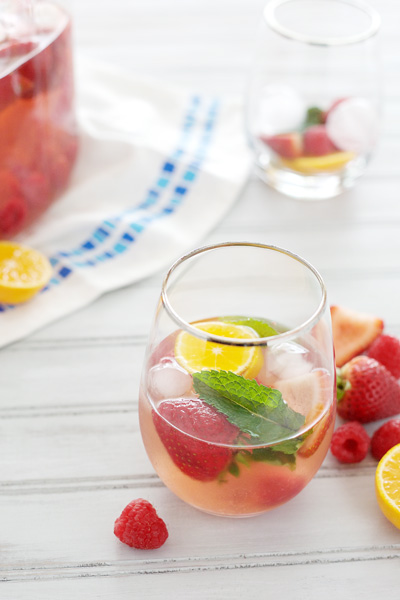 Rosé Sangria | BourbonAndHoney.com