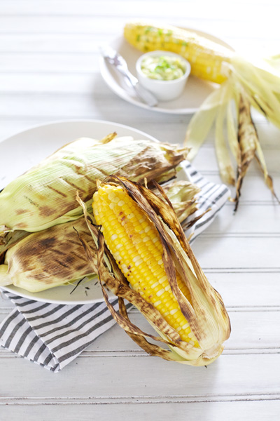 Grilled Corn on the Cob | BourbonandHoney.com