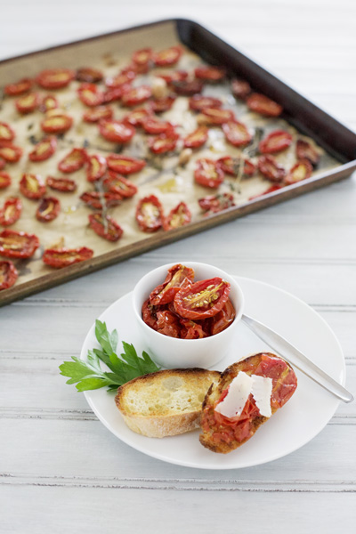 Slow-Roasted Tomatoes | BourbonAndHoney.com