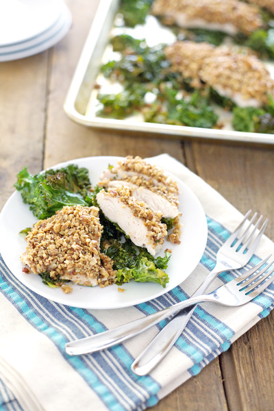 Almond Crusted Chicken | BourbonandHoney.com