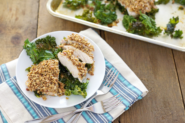 Almond Crusted Chicken | BourbonandHoney.com