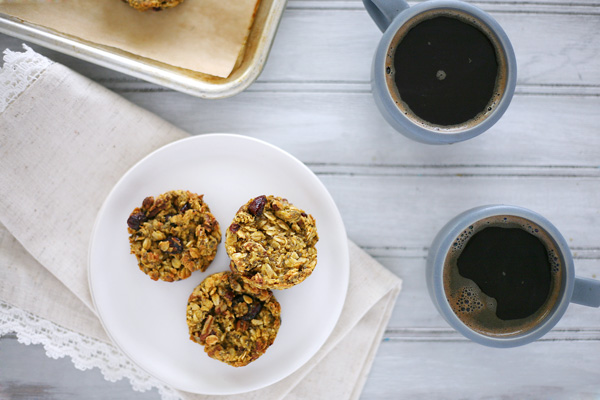 Pumpkin Spice Breakfast Cookies | BourbonandHoney.com