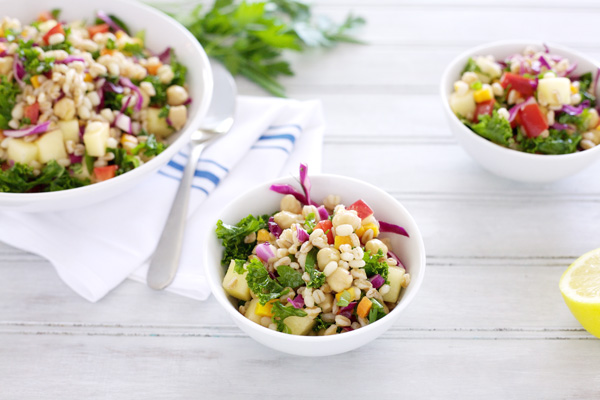 Rainbow Veggie Grain Salad | BourbonAndHoney.com