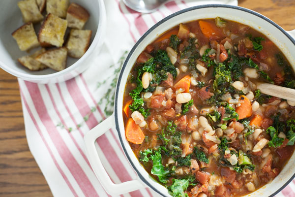 Tuscan Vegetable Soup {Ribolita} | BourbonandHoney.com