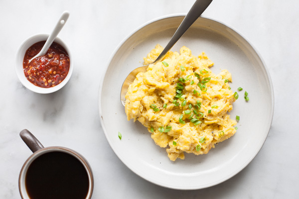 Perfect Scrambled Eggs | BourbonandHoney.com