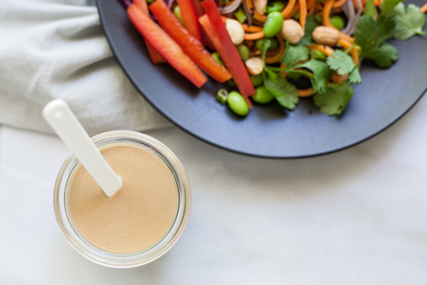 Sweet Potato and Soba Noodles with Spicy Peanut Sauce | BourbonandHoney.com -- Sweet Potato and Soba Noodles with Spicy Peanut Sauce.