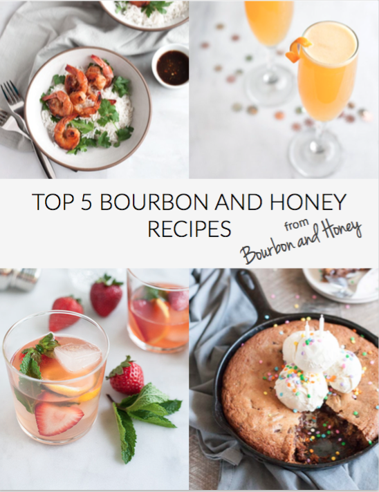 Top Bourbon and Honey Recipes eCookbook Cover | BourbonandHoney.com