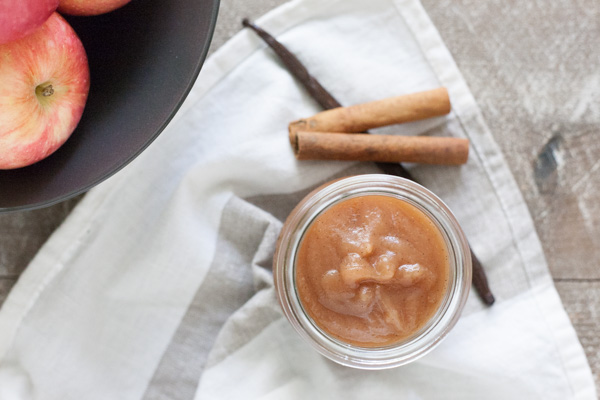 Bourbon and Honey Slow Cooker Apple Butter | Bourbonandhoney.com -- Perfectly sweet, cinnamon-y and delicious, this super easy Slow Cooker Apple Butter is spiked with bourbon and honey for a tasty twist on a fall favorite.