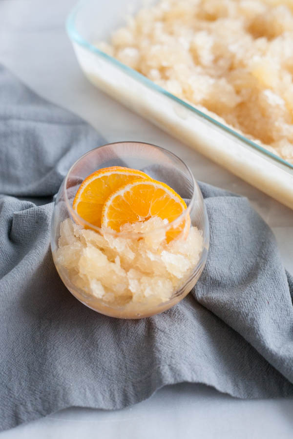 Clementine Bourbon Slush | BourbonandHoney.com -- 