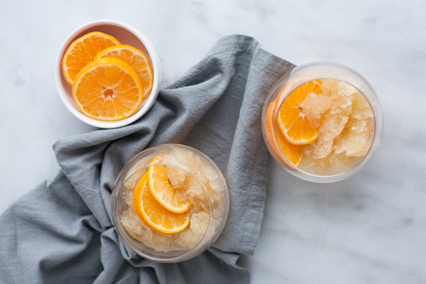 Clementine Bourbon Slush | BourbonandHoney.com -- 