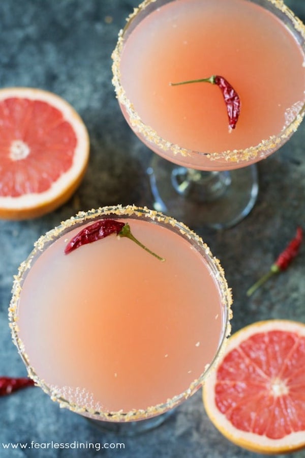 Pink Grapefruit Margarita | Fearless Dining