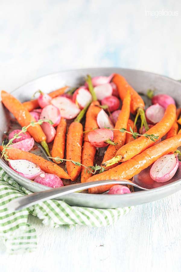 Roasted Radishes and Carots | Imagelicious