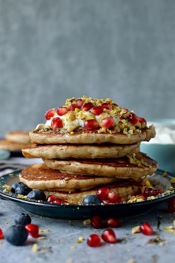 Baklava Pancakes from Domestic Gothess