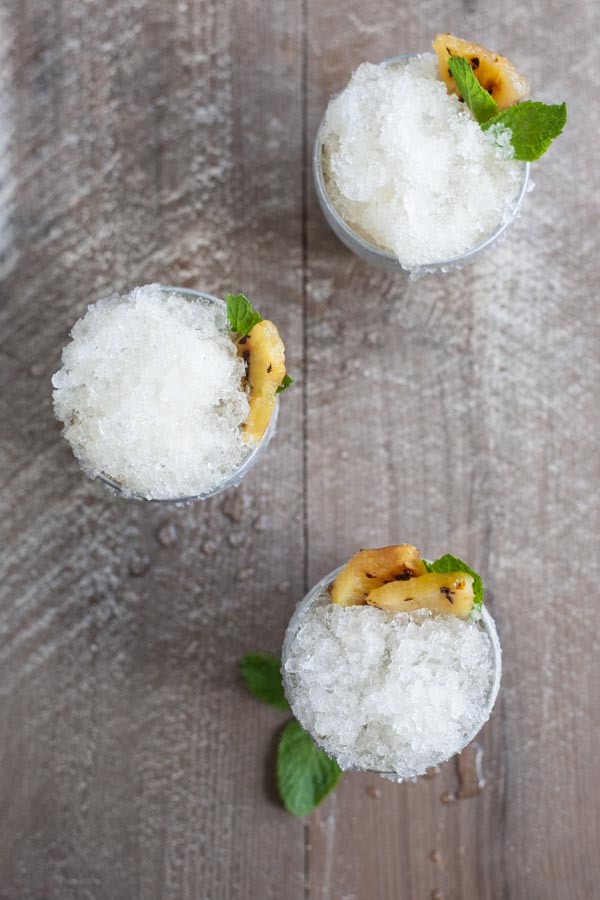 Bourbon and Honey Grilled Pineapple Mint Julep | BourbonandHoney.com -- This Pineapple Mint Julep is a tropical and refreshing twist on a traditional cocktail! It's the perfect, slightly sweet and ultra boozy derby day drink!