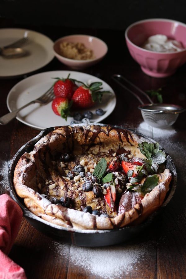 Cinnamon Dutch Baby Pancakes from The Last Food Blog