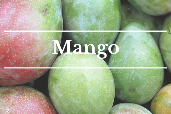 What's in Season: Mango | BourbonandHoney.com -- From mangos and cucumbers to blackberries and swiss chard this ‘What’s in Season’ feature is a collection of the best fruits, veggies and recipes for the month of June.
