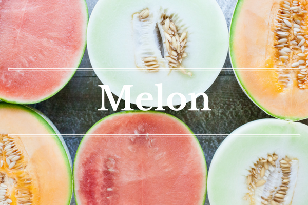What's in Season: Melon | BourbonandHoney.com -- From corn and eggplant to green beans and peaches this ‘What’s in Season’ feature is a collection of the best fruits, veggies and recipes for the month of July.