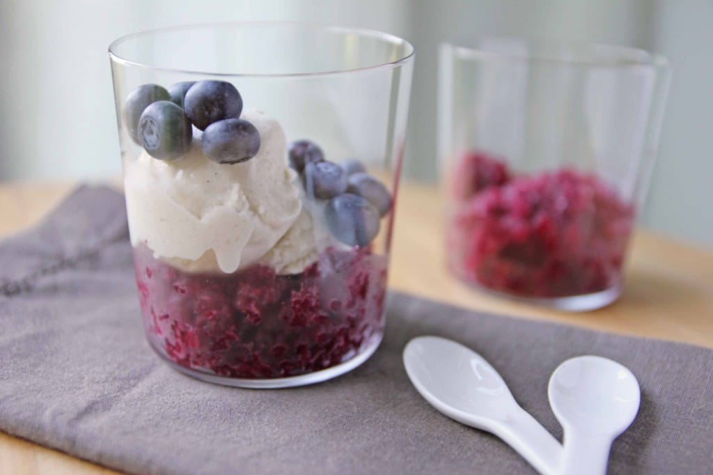 Mixed Berry Granita | BourbonAndHoney.com