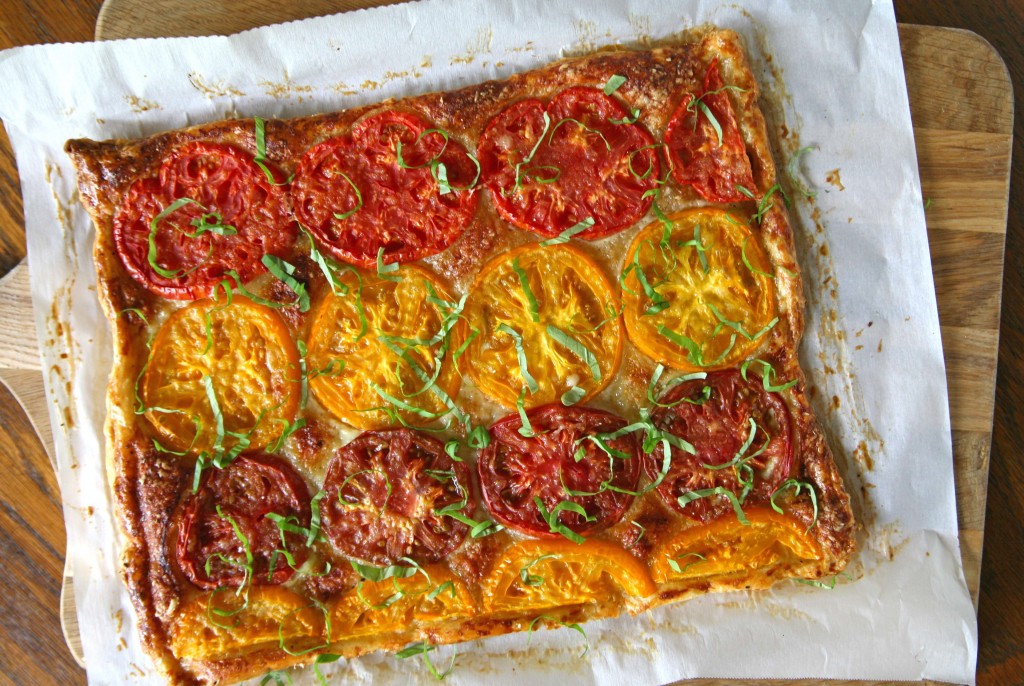 Heirloom Tomato Tart | BourbonAndHoney.com