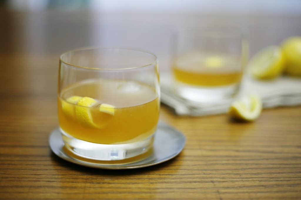 Bourbon Gold Rush Cocktail | BourbonAndHoney.com