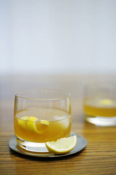 Bourbon Gold Rush Cocktail | BourbonAndHoney.com