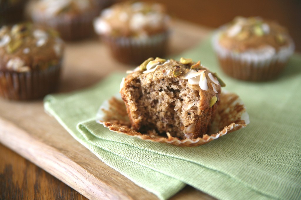 Garam Masala Banana Nut Muffins | BourbonAndHoney.com