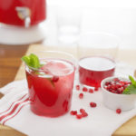 Bourbon Pomegranate Punch | BourbonAndHoney.com