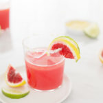 Blood Orange Margaritas | BourbonandHoney.com -- Tequila and blood orange juice make these Blood Orange Margaritas fresh, delicious and fun. They're perfect for any party or celebration.