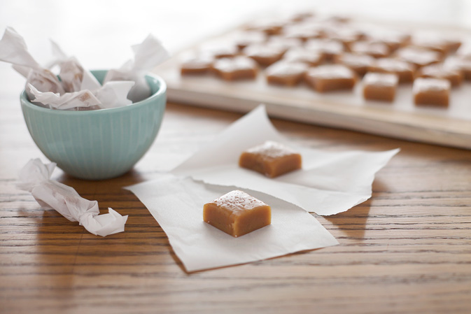 Bourbon and Honey Salted Caramels | BourbonAndHoney.com